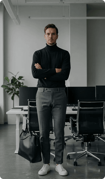 Work Life - Professional men's work outfits for modern workplaces curated from top D2C brands by LastCurated